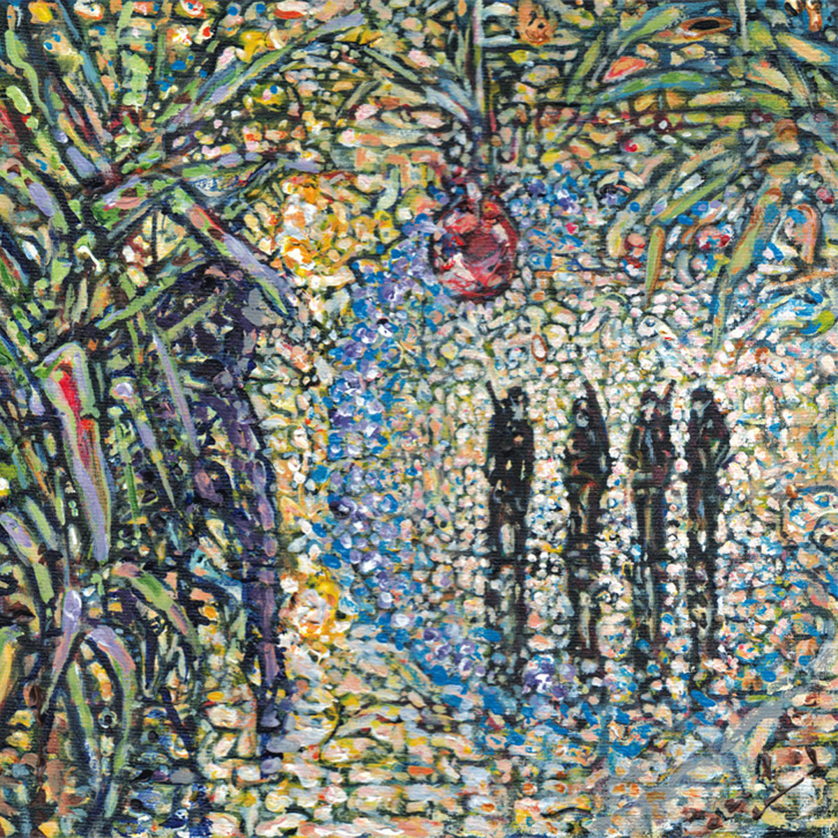 After the Flood - mosaic image of a band performing